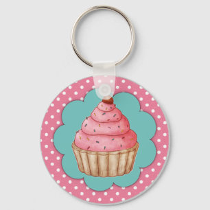 Cupcake Keychain