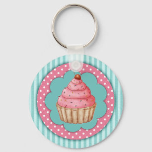 Cupcake Keychain