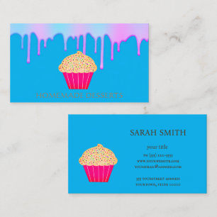 Cupcake Logo Bakery Chef,cute Business Card