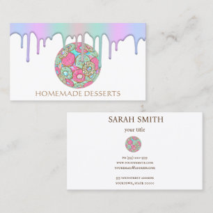 Cupcake Logo Bakery Chef,cute Business Card
