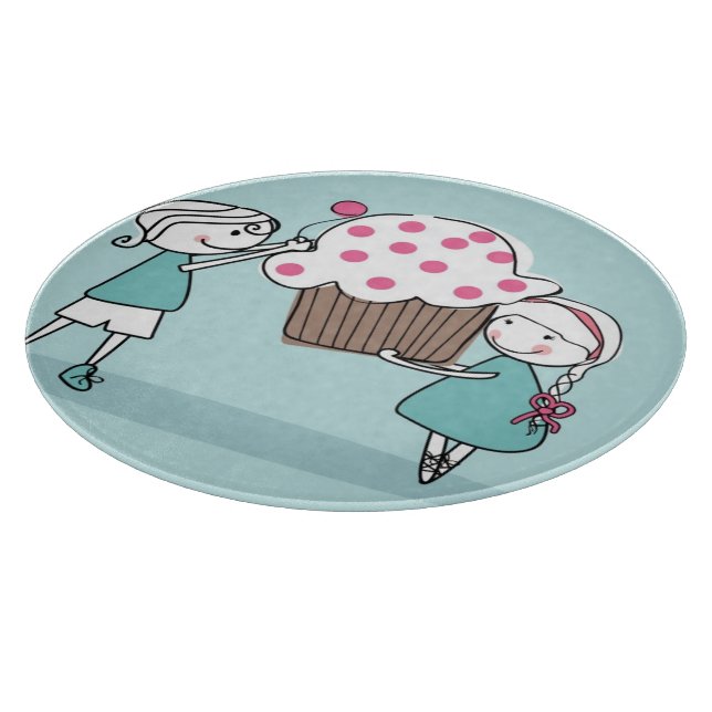 Cupcake Love Cutting Board (Corner)