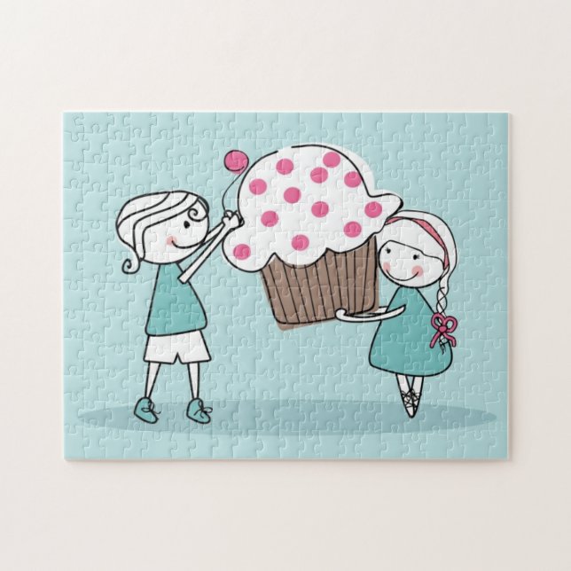 Cupcake Love Jigsaw Puzzle (Horizontal)