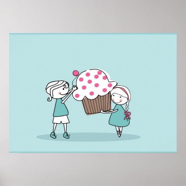 Cupcake Love Poster (Front)