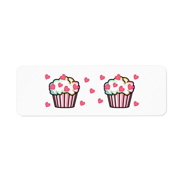 Cupcake Love Return Address Label (Front)