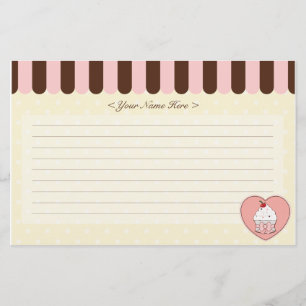Cupcake Love Stationery