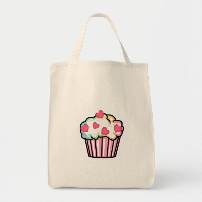 Cupcake Love Tote Bag (Front)