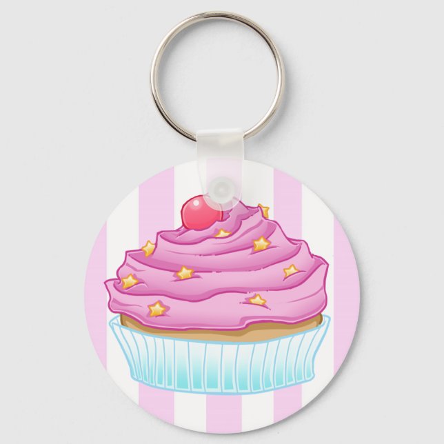 Cupcake Lover Key Ring (Front)
