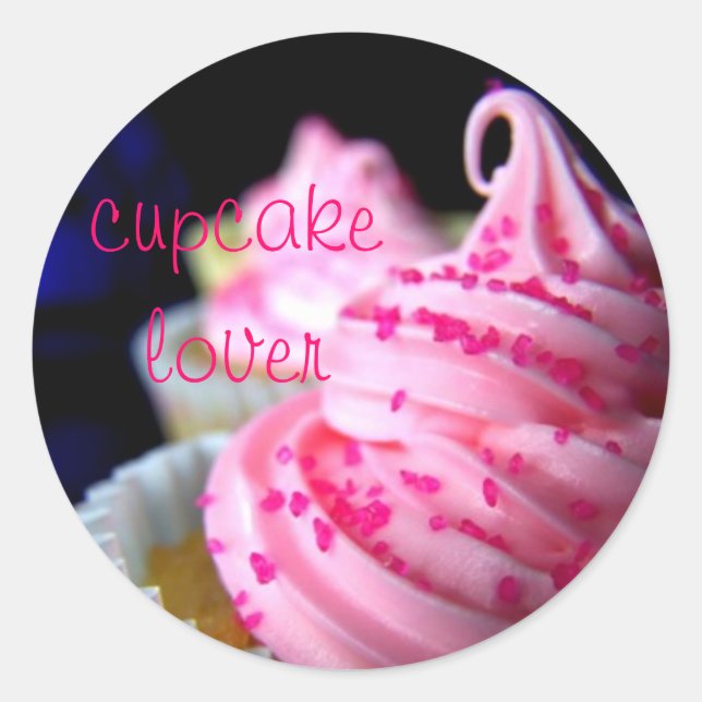 Cupcake lover sticker sheet (Front)