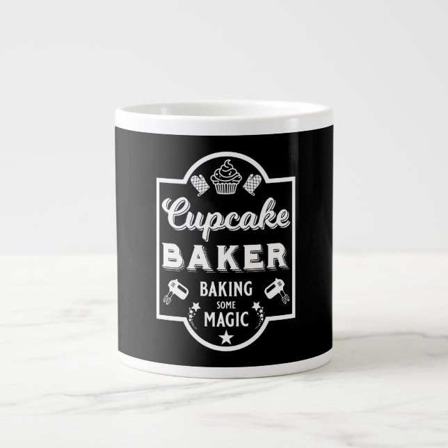 Cupcake Master Baker Large Coffee Mug (Front)