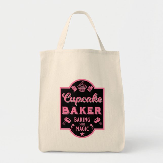 Cupcake Master Baker Tote Bag (Front)