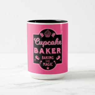 Cupcake Master Baker Two-Tone Coffee Mug