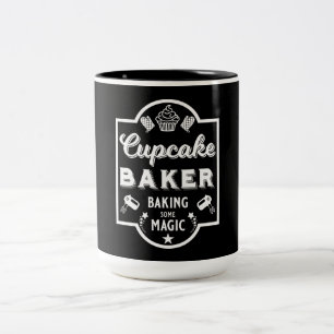 Cupcake Master Baker Two-Tone Coffee Mug