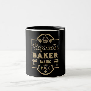 Cupcake Master Baker Two-Tone Coffee Mug