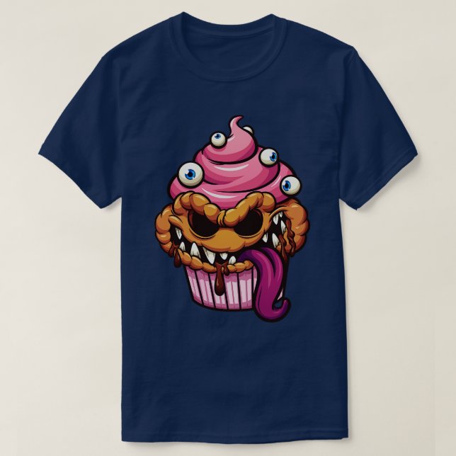 Cupcake Monster Eye  T-Shirt (Design Front)