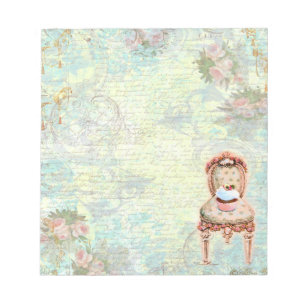Cupcake n Pink Chair Notepad