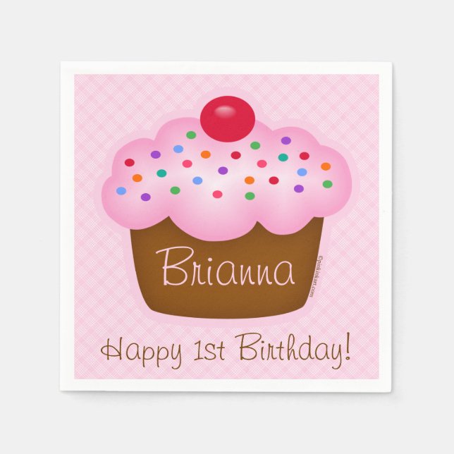 Cupcake Napkin (Front)