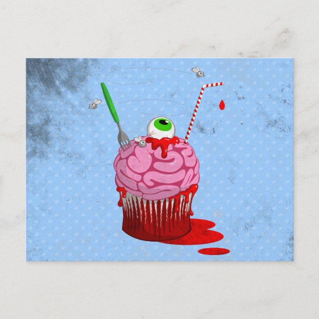 Cupcake Of The Dead Postcard (Front)