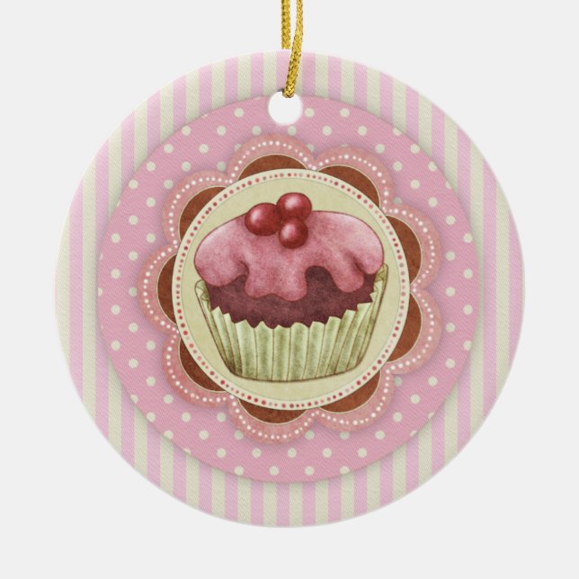 Cupcake Ornament (Front)