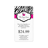Cupcake Packaging Labels