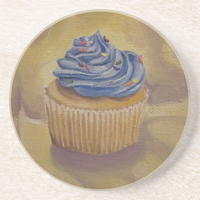 Cupcake Painting Coaster (Front)