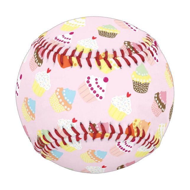 Cupcake Party Baseball (Front)