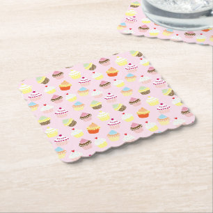 Cupcake Party Coasters