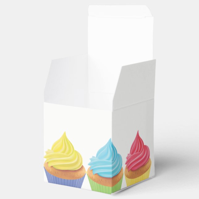 Cupcake Party Favour Box (Opened)