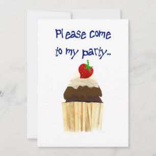 Cupcake Party Invitation