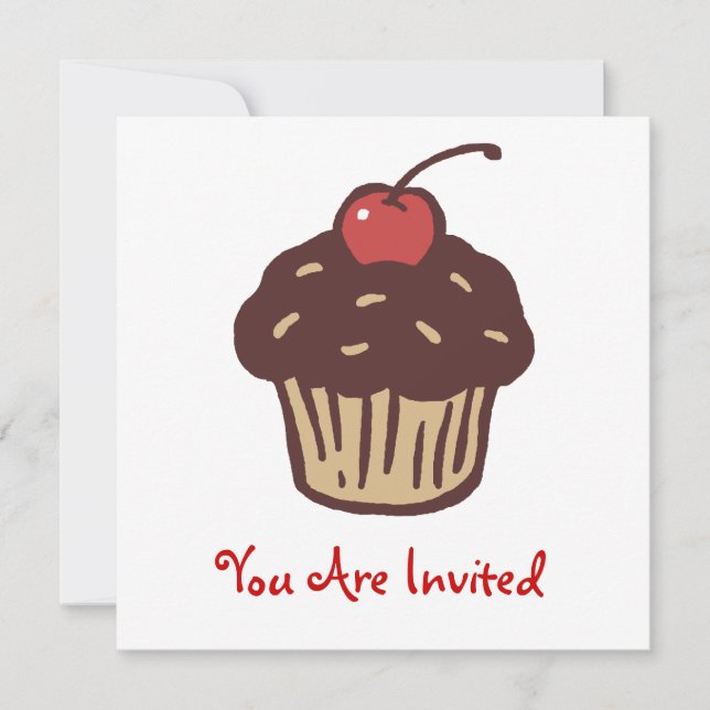 Cupcake Party Invitation (Front)