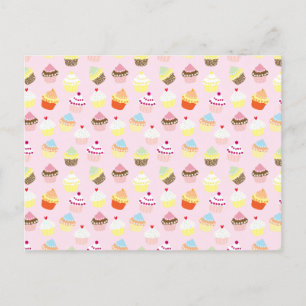Cupcake Party Postcard
