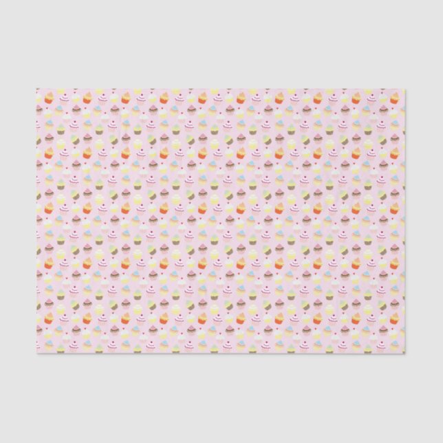 Cupcake Party Tissue Paper (Front)