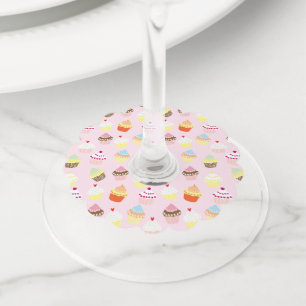 Cupcake Party Wine Tags