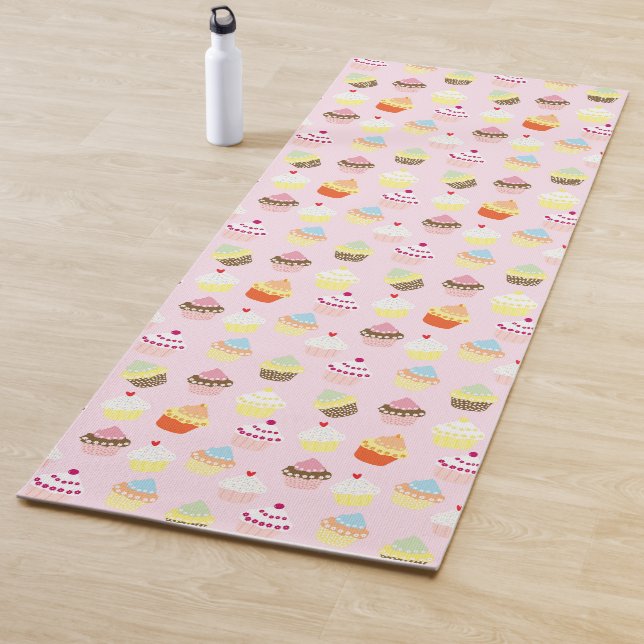 Cupcake Party Yoga Mat (In Situ)