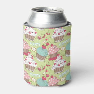 Cupcake pattern can cooler