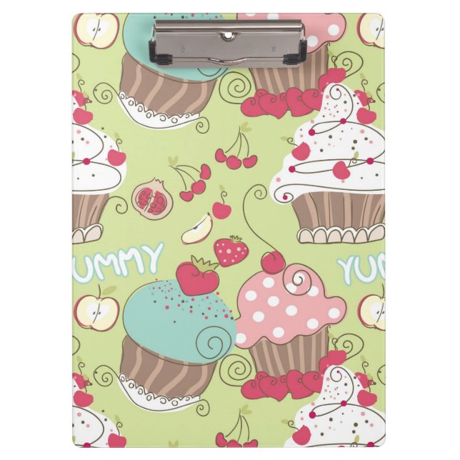 Cupcake pattern clipboard (Front)