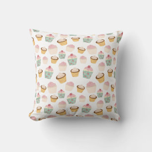 Cupcake Pattern Cushion