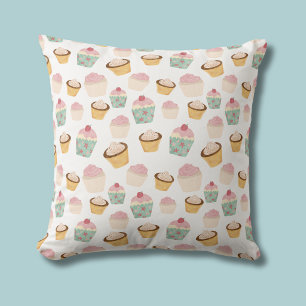 Cupcake Pattern Cushion