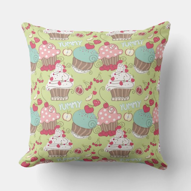 Cupcake pattern cushion (Front)