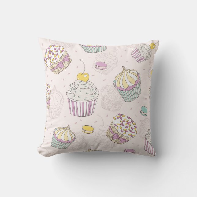 Cupcake pattern cushion (Front)