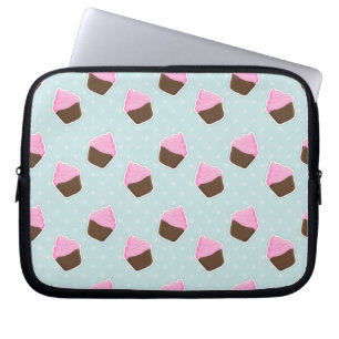 Cupcake Pattern Laptop Sleeve