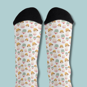 Cupcake Pattern Socks