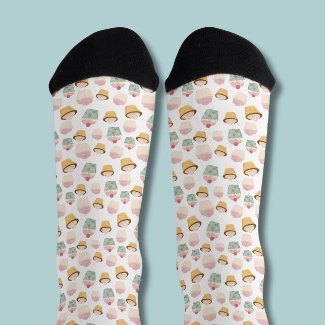 Cupcake Pattern Socks (cupcake pattern socks)