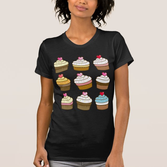 cupcake pattern tee (Front)