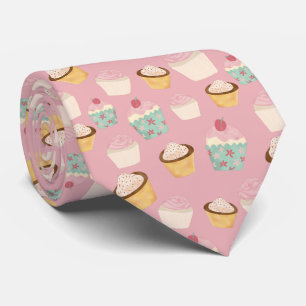 Cupcake Pattern Tie