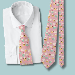 Cupcake Pattern Tie