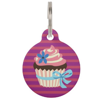 Cupcake Pet ID Tag