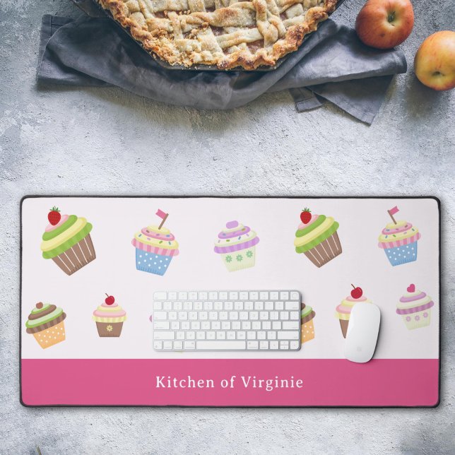 Cupcake Pink Desk Mat (Cupcake Pink Desk Mat)