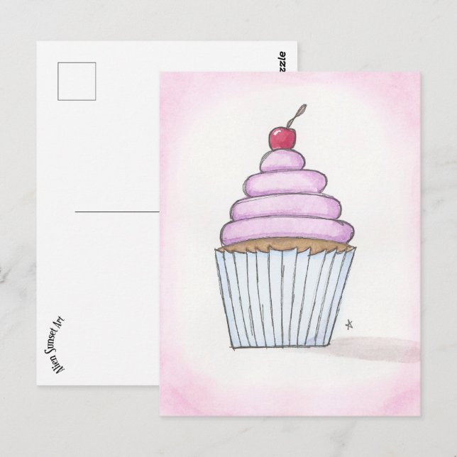 cupcake postcard (Front/Back)