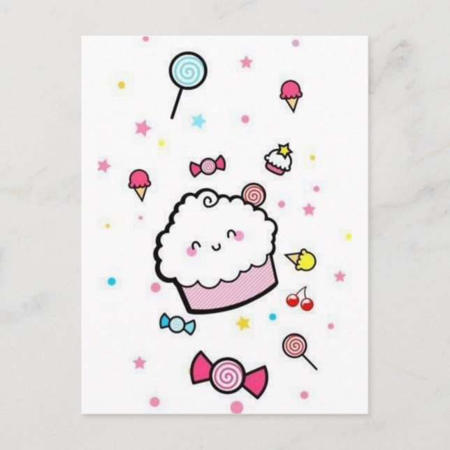 cupcake postcard (Front)