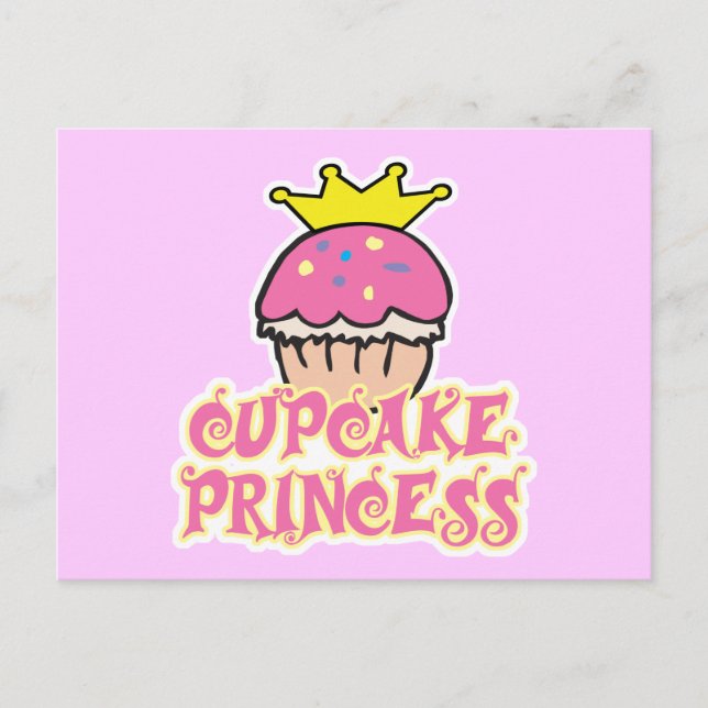Cupcake Princess Postcard (Front)